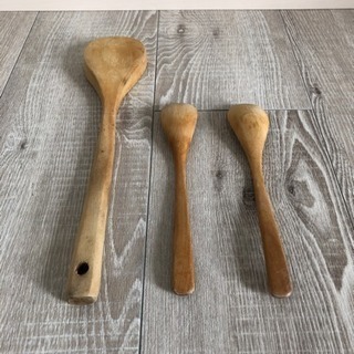 木製スプーン 3点セットの画像