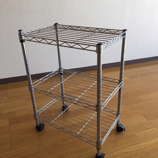 メタルラック２つまとめてさしあげますの画像