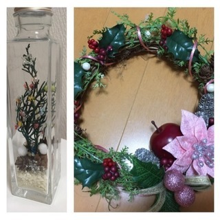 クリスマス🎄ハーバリウム＆リース