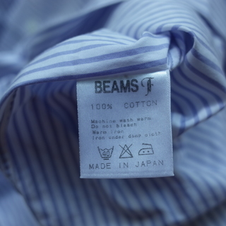 《値下げ》BEAMS　ビームスF　ドレスシャツ　ビジネスシャツ　ワイシャツ　クレリックシャツ　38の画像