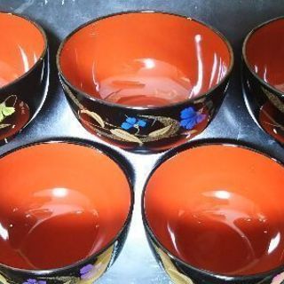 【未使用】桂由美のお椀セットの画像
