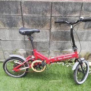 ランボルギーニ折り畳み自転車（ジャンク）の画像