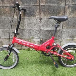 ランボルギーニ折り畳み自転車（ジャンク）の画像