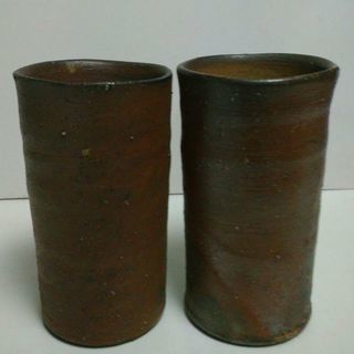 備前焼 ビアマグ(ビールジョッキ)【未使用品】酒器 出井尚文の画像