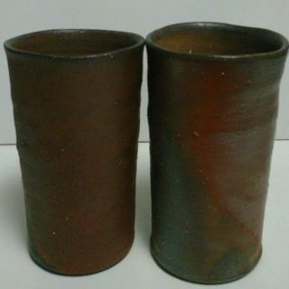 備前焼 ビアマグ(ビールジョッキ)【未使用品】酒器 出井尚文の画像