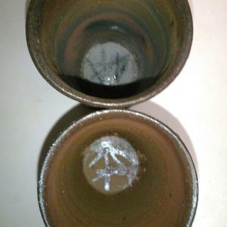 備前焼 ビアマグ(ビールジョッキ)【未使用品】酒器 出井尚文の画像