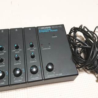 希少品 9V電池駆動可能 4chミキサー　BOSS BX-4の画像
