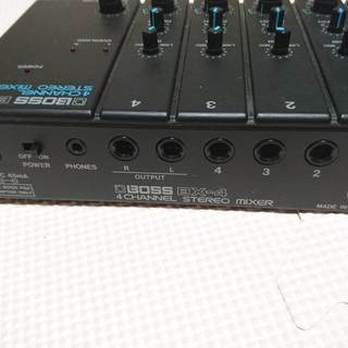 希少品 9V電池駆動可能 4chミキサー　BOSS BX-4の画像