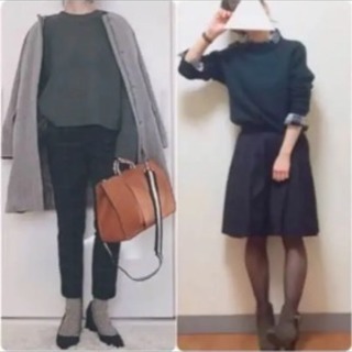 リブ生地 ボトルネックの画像