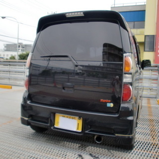 車検2年付き可能です AZワゴン RR-DI 直噴 ターボ エンジン 黒 ブラック フルセグ ナビ タイミングチェーン 後期 車検取得可能 柿本 マフラーMH21 ワゴンR 個人出品　値下げの画像