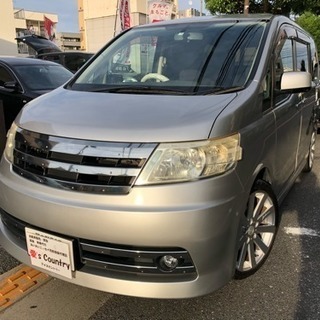 セレナライダー 車検32年2月まで パワスラインテリキー純正ナビ...