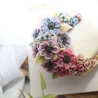 あんフラワーソルケーキ講師養成講座の画像