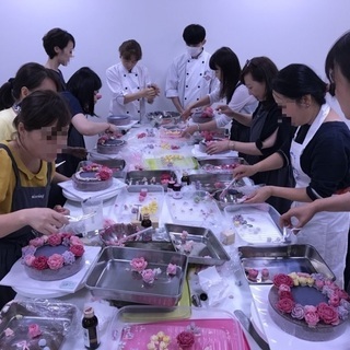 あんフラワーソルケーキ講師養成講座の画像