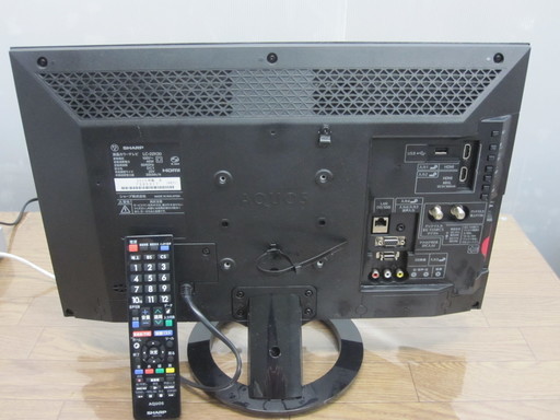 新生活！保証付！16500円 シャープ 22型液晶テレビ 2015年製 LC-22K30