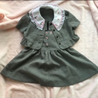 美品⭐︎フォーマル服 ワンピース ジャケット 2点セット 110 120の画像
