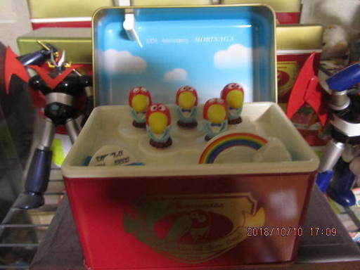 森永チョコボール　平成11年　セブンイレブン限定　天使のキョロちゃんオルゴール　抽選応募はがきつき！