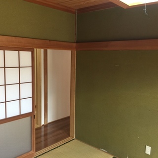 砂壁塗り替え６畳２間