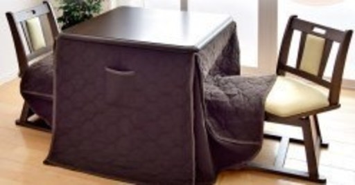 ダイニングこたつ　２人用（80cm×80cm）未使用新品