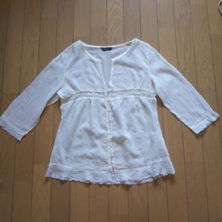 綿シワ加工カーディガン