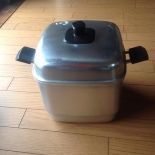 蒸し器、アルミ鍋の画像