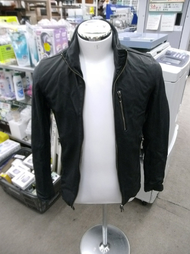 札幌 ゴスタールジフーガ ラムレザー ライダース ジャケット ブラック 黒 GOSTAR DE FUGA GDF14-H26
