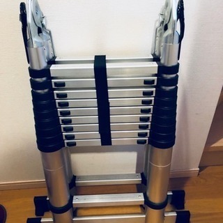 アルミはしご 伸縮 6.2m 段階調節可能の画像