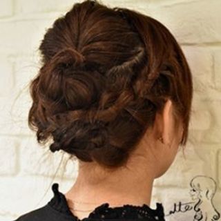お子様連れでも行ける美容スクール　美容師のヘアアレンジ・カット教室の画像