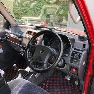 パジェロミニ4WD●ルーフボックス●スタットレスタイヤ●アルミホイール付51000円最終価格！！の画像