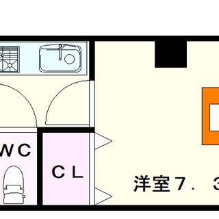 【エルパラッツォ日本橋】1Ｋタイプ！バストイレ別でこの賃料は魅力的☆