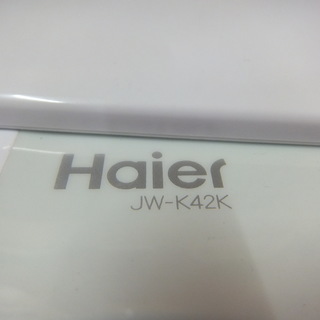 Haier 4.2kg 洗い 洗濯機  JW-K42K 2016年の画像
