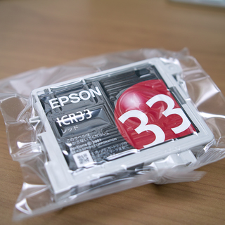ICR33　純正インクカートリッジ赤（未開封品）