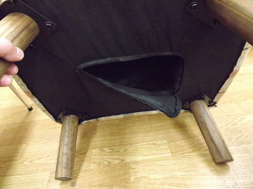 値下げ！Hannari Chair はんなりチェア HNR-C55 チェック柄 ベージュ系 パーソナルチェア 1人掛けソファ 椅子 モ