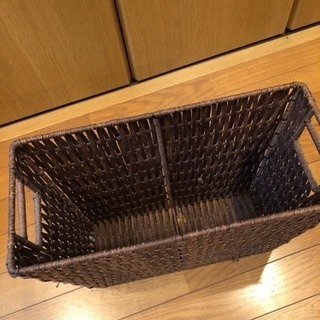 ワイヤー入りしっかりした籠の画像