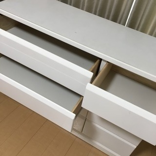 チェスト  鏡面仕上げ  ホワイトの画像