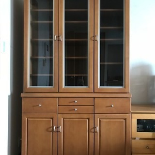 至急！ 0円！ 食器棚  2/24午後 取りに来られる方に！の画像