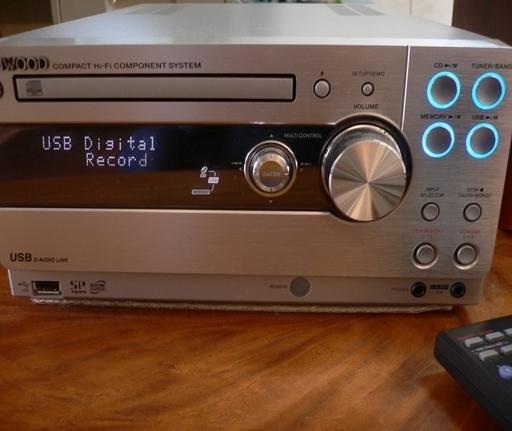 Kenwood  ハイファイミニコンポ　USB音源対応　超美品　若干難有