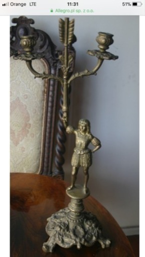 ヨーロピアンアンティーク キャンドルスタンド