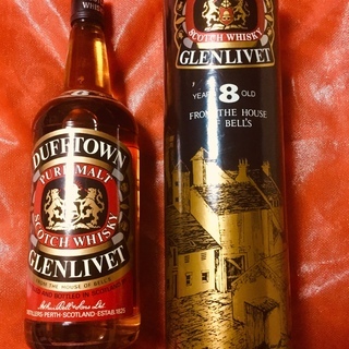 【スコッチ ウイスキー未開栓品】THE DUFFTOWN GLENLIVET ８YEARS OLD 古酒