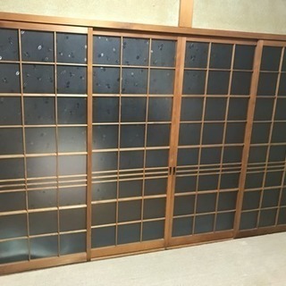建具 ガラス戸★磨りガラス戸★引き戸の画像