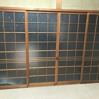 建具 ガラス戸★磨りガラス戸★引き戸の画像