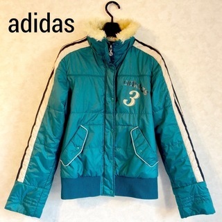 ご希望金額お気軽にどうぞ！adidas ボア付きジップアップブルゾン