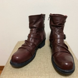 FUGA  合皮レザーブーツ　サイズ　27センチ　