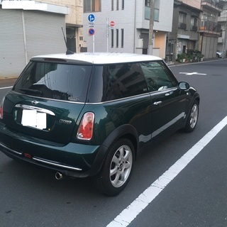 ＢＭＷミニクーパー パークレーン　全込み52万！！　車検31年11月　黒革シート　社外ナビ＆連動ＥＴＣ　専用16インチアルミの画像