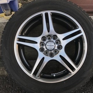 205/55R16 社外ホイール スタッドレス付きの画像