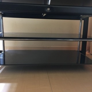 ガラステレビラック 使用1ヶ月程度の美品  価格応談可の画像