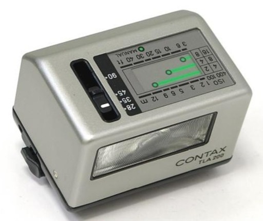 CONTAX TLA200 フラッシュ オマケ電池