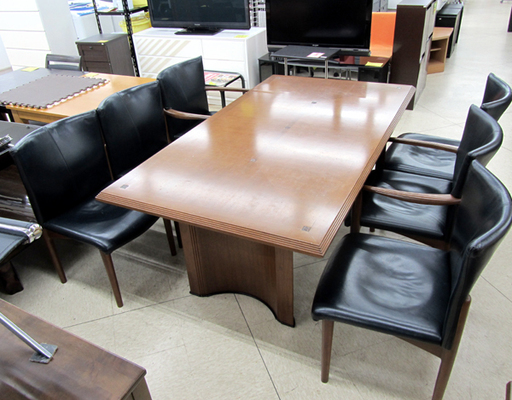 旭川家具 インテリアセンター CONDE HOUSE/カンディハウス 6人掛け 大型 ダイニングセット 札幌市内近郊限定