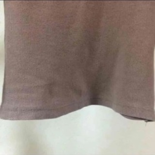 ボトルネック リブ生地の画像