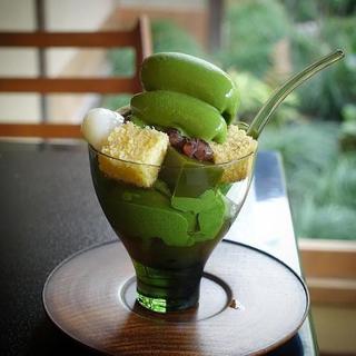 21日㈰14:45から京都　無碍山房でパフェ食べに行きませんか？