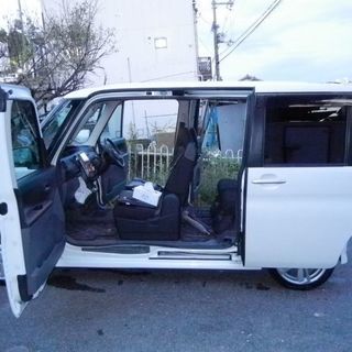 再値引き！ダイハツ タントカスタム RSターボ 16インチアルミ 検査付き パワースライドドア パールホワイト 低走行車の画像